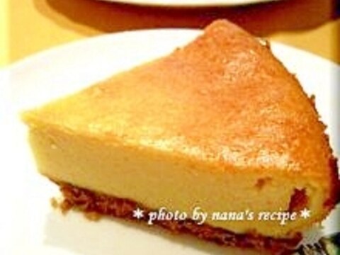 フープロで簡単ベイクドチーズケーキ
